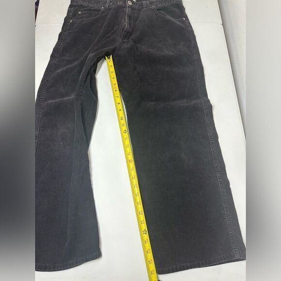 Mavi Jeans Mens 170 Max Mid Rise Straight Leg Black Corduroy Pants Size 36X 28 - Picture 7 of 12
